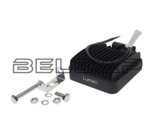Фара рабочего света 106x106x40мм 48Вт (16 светодиодов) IP67 Super Slim Flood LUMEN, арт. MLP-SSE48WS-2418F