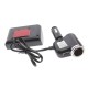 Разветвитель прикуривателя 4-х гнездовой 12-24V 1USB, NO.1528, OLESSON, арт. NO.1528